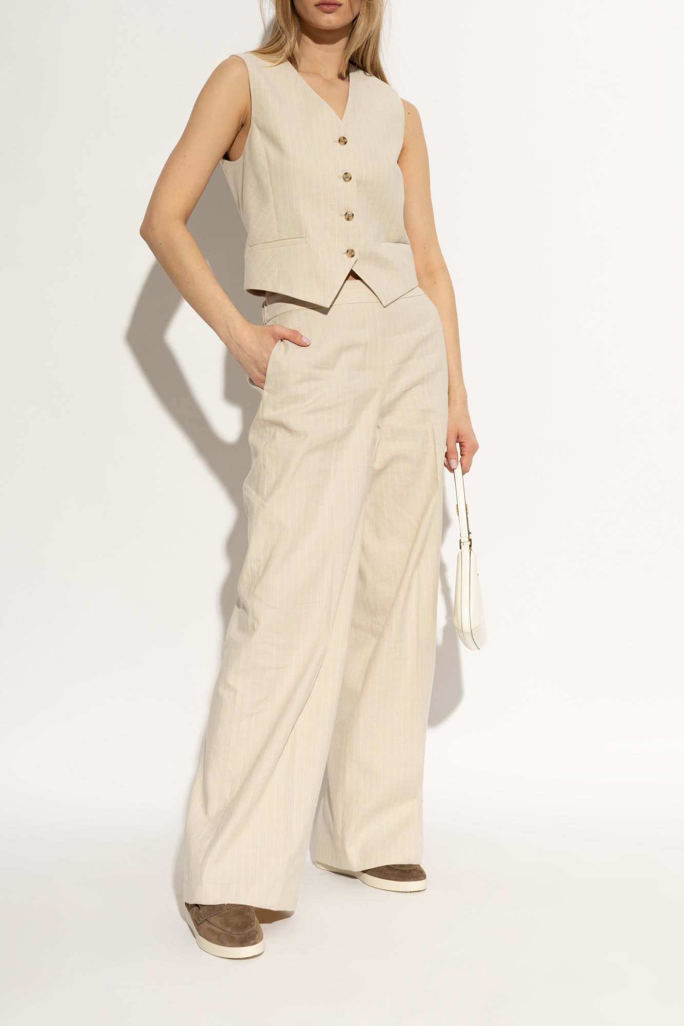 ローファー・オックスフォード TORY BURCH Woman Loafers Beige 158073 111 Tory Burch Suede loafers shoes | Women's Shoes | Vitkac